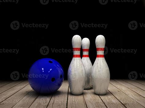 Bowling ball and pins background 9557513 Stock Photo at Vecteezy