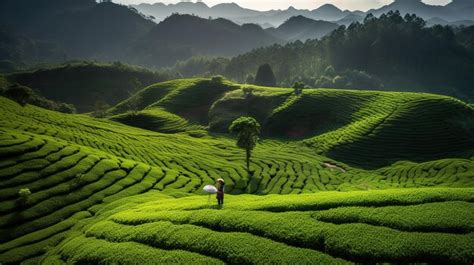 Premium AI Image | rice terraces in china