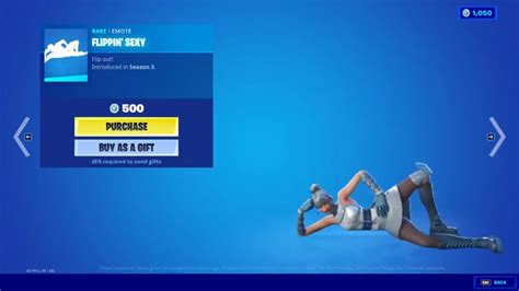 Fortnite Flippin Sexy Emote Rare Youtube