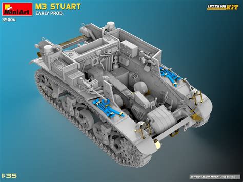 MiniArt 35404 M3 Stuart Early Prod Interior Kit Armorama