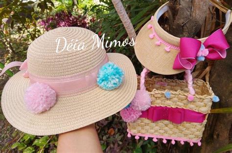 Kit Praia Infantil Chap U Viseira Bolsa Elo Produtos Especiais