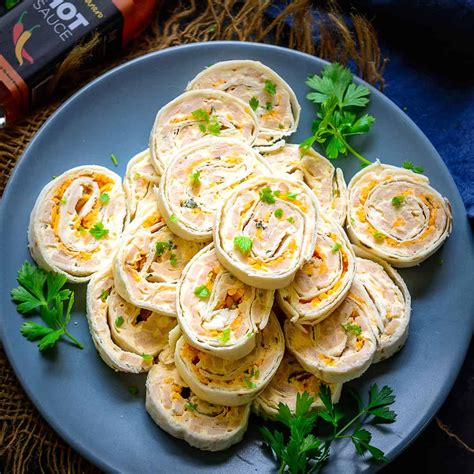 Ham And Cheese Pinwheels Recipe Step By Step Video Whiskaffair