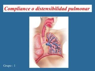 COMPLIANCE PULMONAR PPT