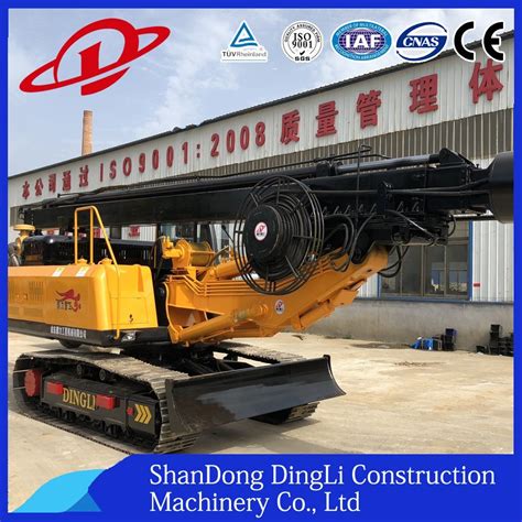 Crawler Hydraulic Rotary Excavating Drilling Rig With Cummins Engine