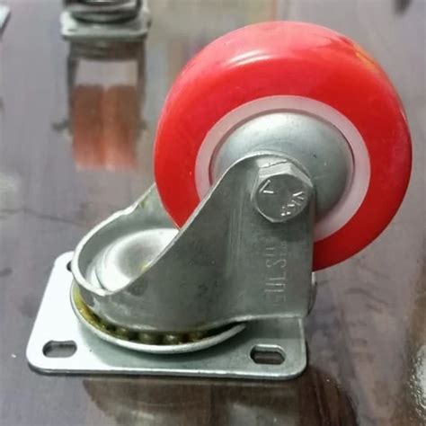 3inch Red Nylon Caster Wheel Load Capacity Kg 100 Kg At Rs 350 Piece