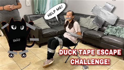 Duck Tape Escape Challenge Youtube