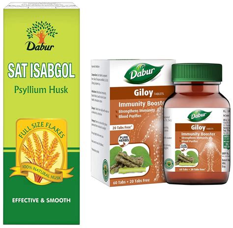 Buy Dabur Sat Isabgolpsyllium Husk Effective Relief From Constipation