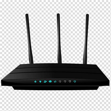 Black Modem Router Wireless Router Wi Fi Modem Icons Transparent