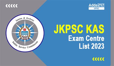 Jkpsc Exam Centre List 2023 District Code And Location Wise