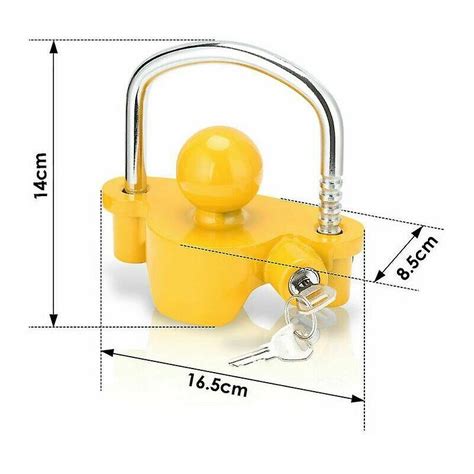 Ln Antivol Remorque Avec Serrure Caravane Serrure Bote Serrure Remorque