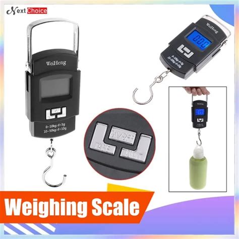 Sound Portable Hanging Electronic Digital Weighing Scale 50kg WH A08