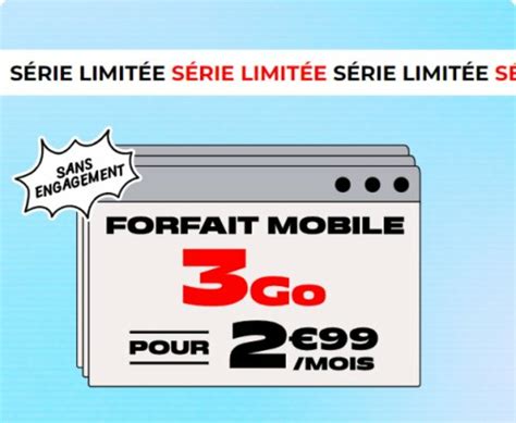 Bon Plan Le Forfait Mobile Nrj Mobile Illimit Go D Internet Pas