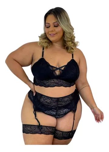 Conjunto Lingerie Plus Size Nara