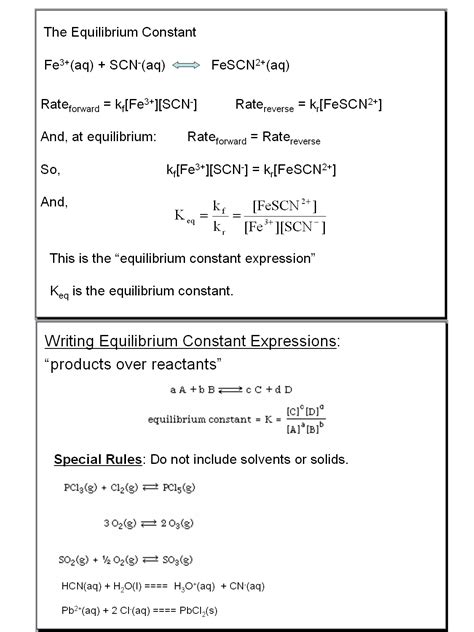 Equilibrium Practice Worksheet