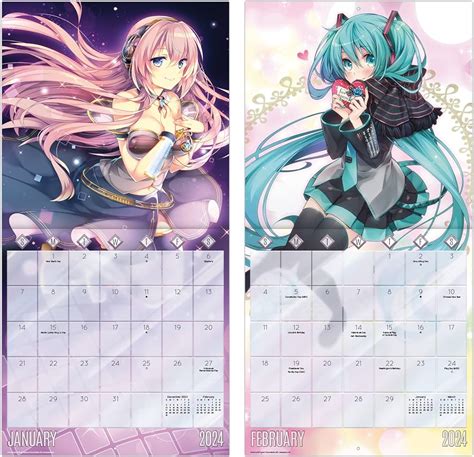 Vocaloid Calendar Week Calendar Darcey Liliane