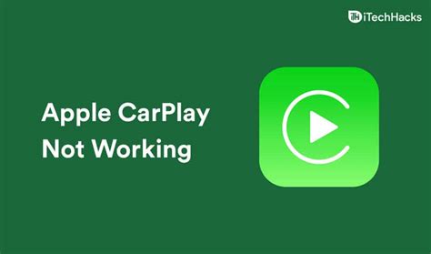 Arreglar Apple Carplay Que No Funciona En Iphone Con Ios