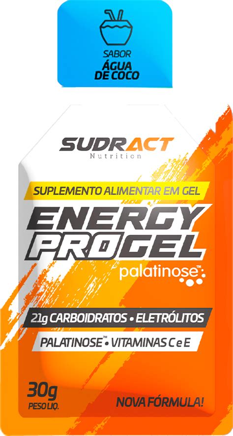 Energy Pro Gel 10 sachês de 30g Sudract Nutrition