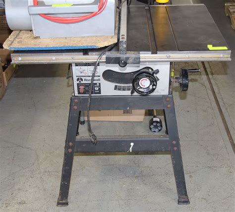 Rockwell 9 Table Saw Floor Standing