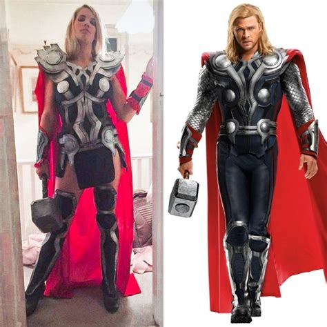 Female Thor Costume Cosplay By Victoria Hofferson Couple Halloween