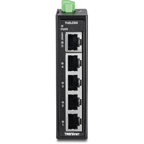 Port Industrial Mbps Din Rail Mini Switch Trendnet Trendnet