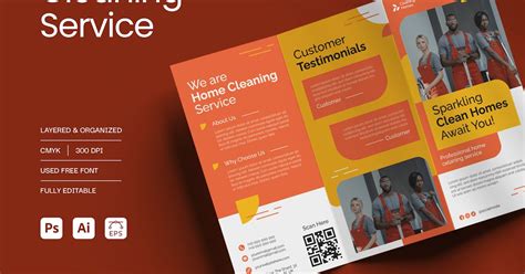 Cleaning Service Brochure Template, Print Templates ft. brochure ...