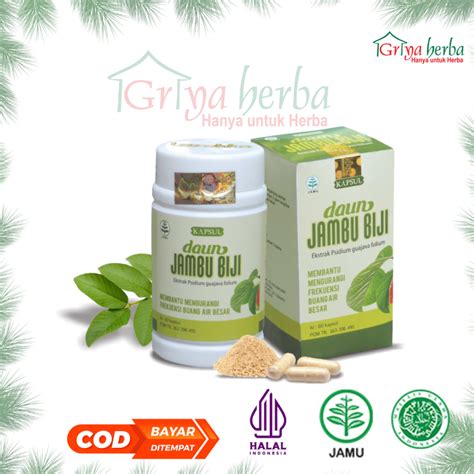 Jual Kapsul Daun Jambu Biji Tazakka Isi 60 Kapsul Herbal Alami Untuk