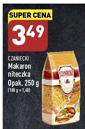 Promocja Makaron 5 Jajeczny Nitka Walcowana Czaniecki W ALDI