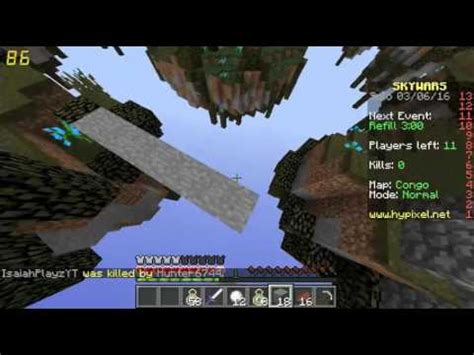 Minecraft Skywars Nur Am Failen Youtube