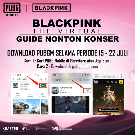 Tutorial Cara Nonton Konser Virtual Blackpink Di Pubg Mobile Spin