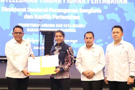 Kementerian Atr Bpn Perkuat Kolaborasi Dengan Aparat Penegak Hukum