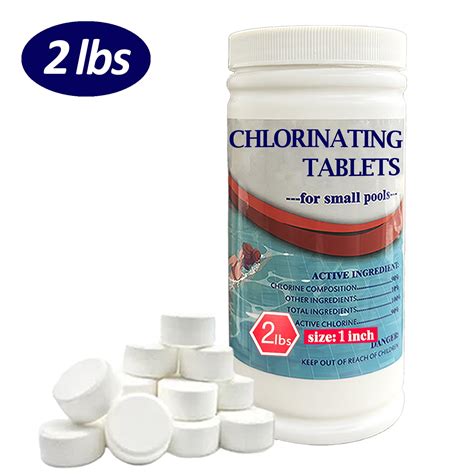 Alicacho 2 Lbs Chlorine Tablets For Swimming Pool And Spas Use 1 Inch