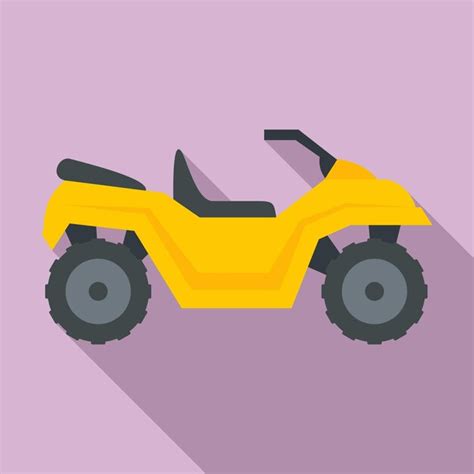 Premium Vector Atv Quad Bike Icon Flat Illustration Of Atv Quad Bike