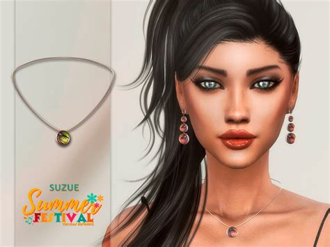 The Sims Resource Summer Festival Stone Necklace