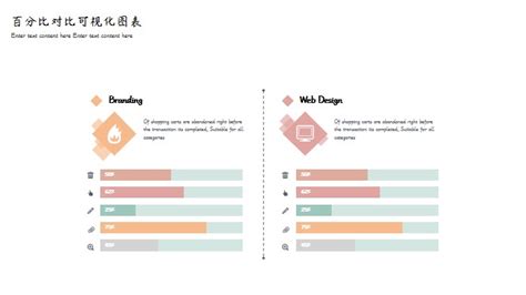 Template PPT Grafik Ppt Visualisasi Perbandingan Persentase Google