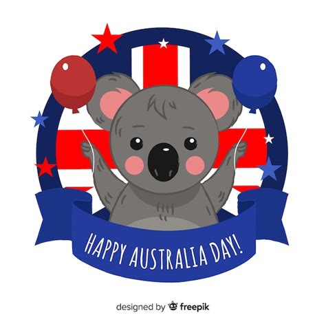 Día de australia Vector Gratis