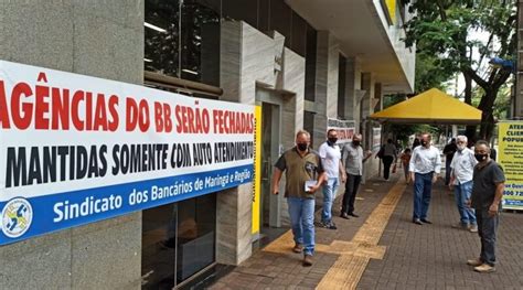 Sindicato Dos Banc Rios De Maring Protesta Pela Terceira Vez Este M S