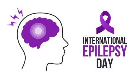 International Epilepsy Day Background Vector Illustration Background