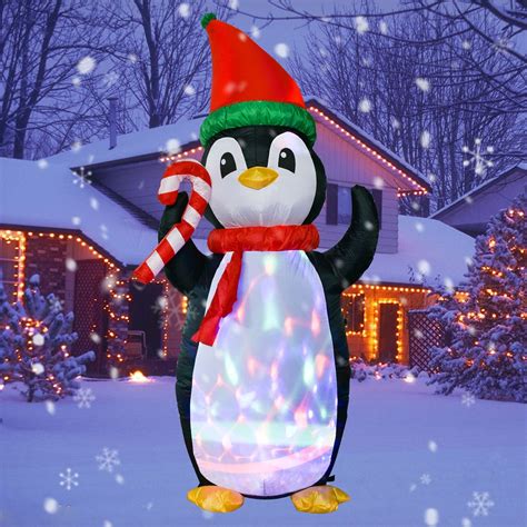 Amazon Lvydec Lighted Inflatable Penguin Christmas Outdoor