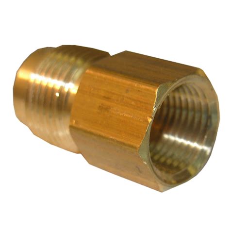 Lasco 17 4653 5 8 Inch Flare By 3 8 Inch Female Pipe Thread Brass Adapter