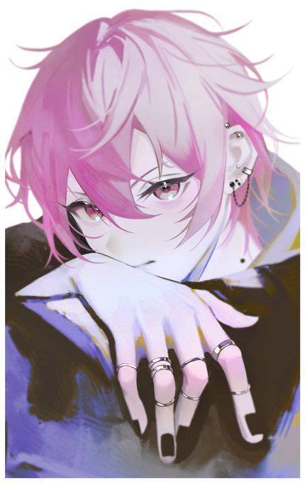 Uki Violeta Noctyx Guys With Pink Hair Cute Anime Guys Pink Hair