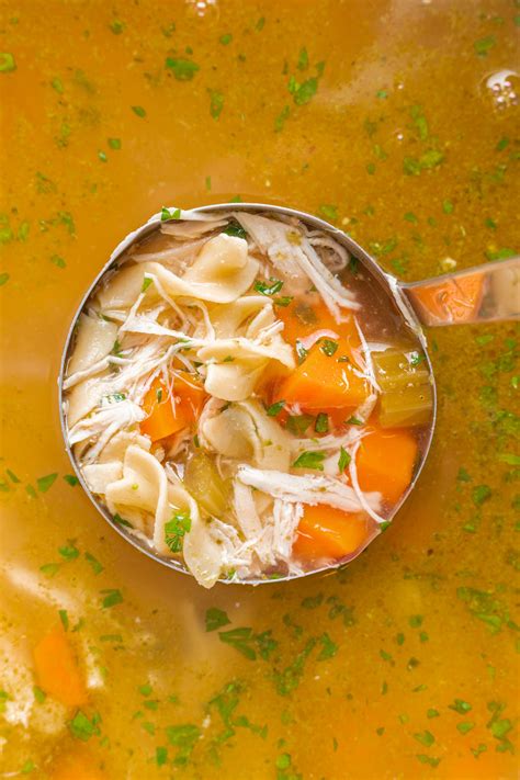 Slow Cooker Shredded Chicken Noodle Soup Life Is But A Dish