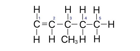 What Is The Structural Formula Of 3 Methyl 1 Pentene Quizlet