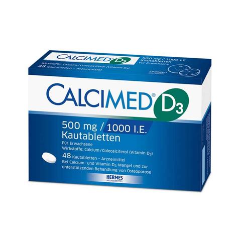 Calcimed D Mg I E Kautabletten St Bei Aponeo Kaufen