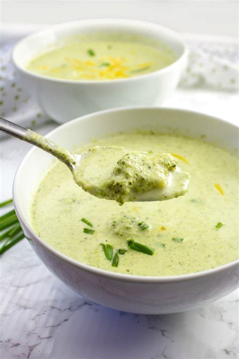 Easy Keto Broccoli Cheddar Soup • Holistic Yum