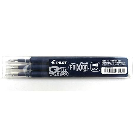 Pilot Set De Recharges Pour Roller Frixion Ball Bls Fr Bleu Noir