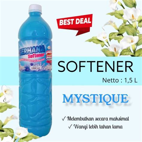 Softener Pelembut Pakaian Liter Wangi Down Mistiqeu Softener Pewangi