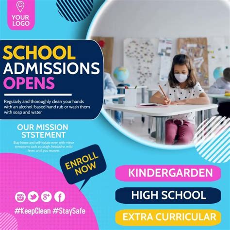 Copy Of School Admission Openschool Templates Postermywall