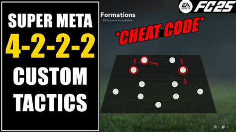 This META 4222 Custom Tactics Is A CHEAT CODE In EA FC 25 YouTube