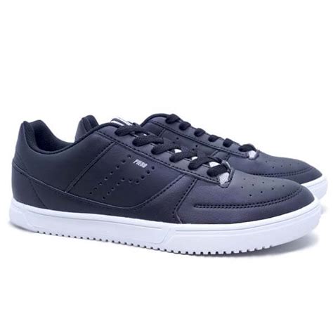 Sepatu Casual Piero Jester Black Lt Grey White