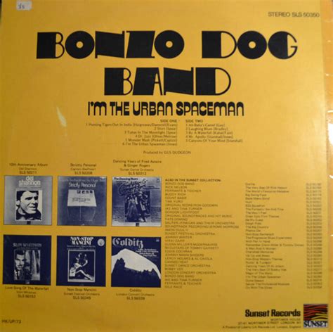 Bonzo Dog Doo Dah Band Im The Urban Spaceman Vinyl Lp Discrepancy